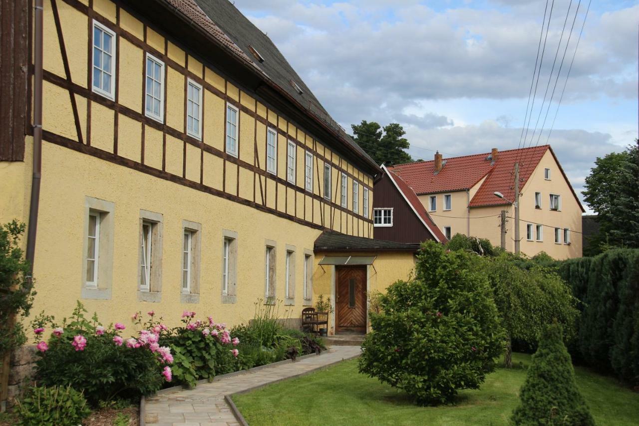 Ferienhof Cunnersdorf Lägenhet Kurort Gohrisch Exteriör bild